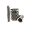Acero inoxidable KF vacío fuelle flexible con brida ISO KF CF