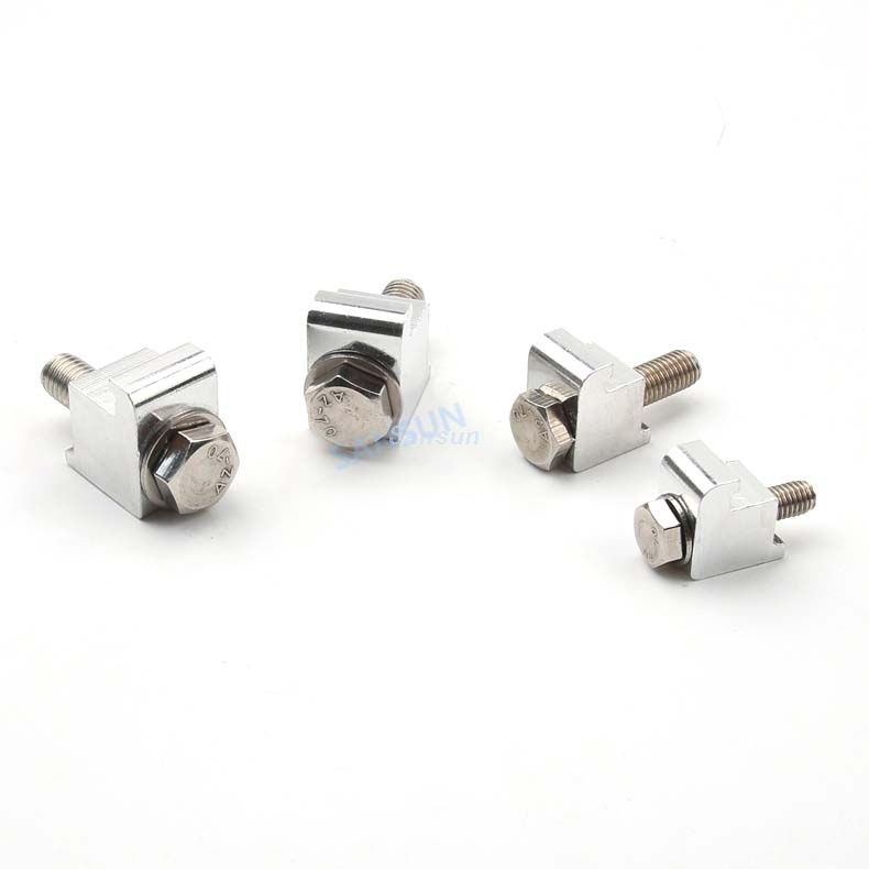 Accesorios de aspiración con abrazadera de pared única de acero inoxidable 